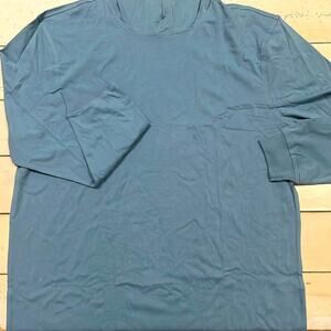 J.Crew Hoodie Shirt Washed Mens Long Sleeve Large 100 Cotton Lightweight